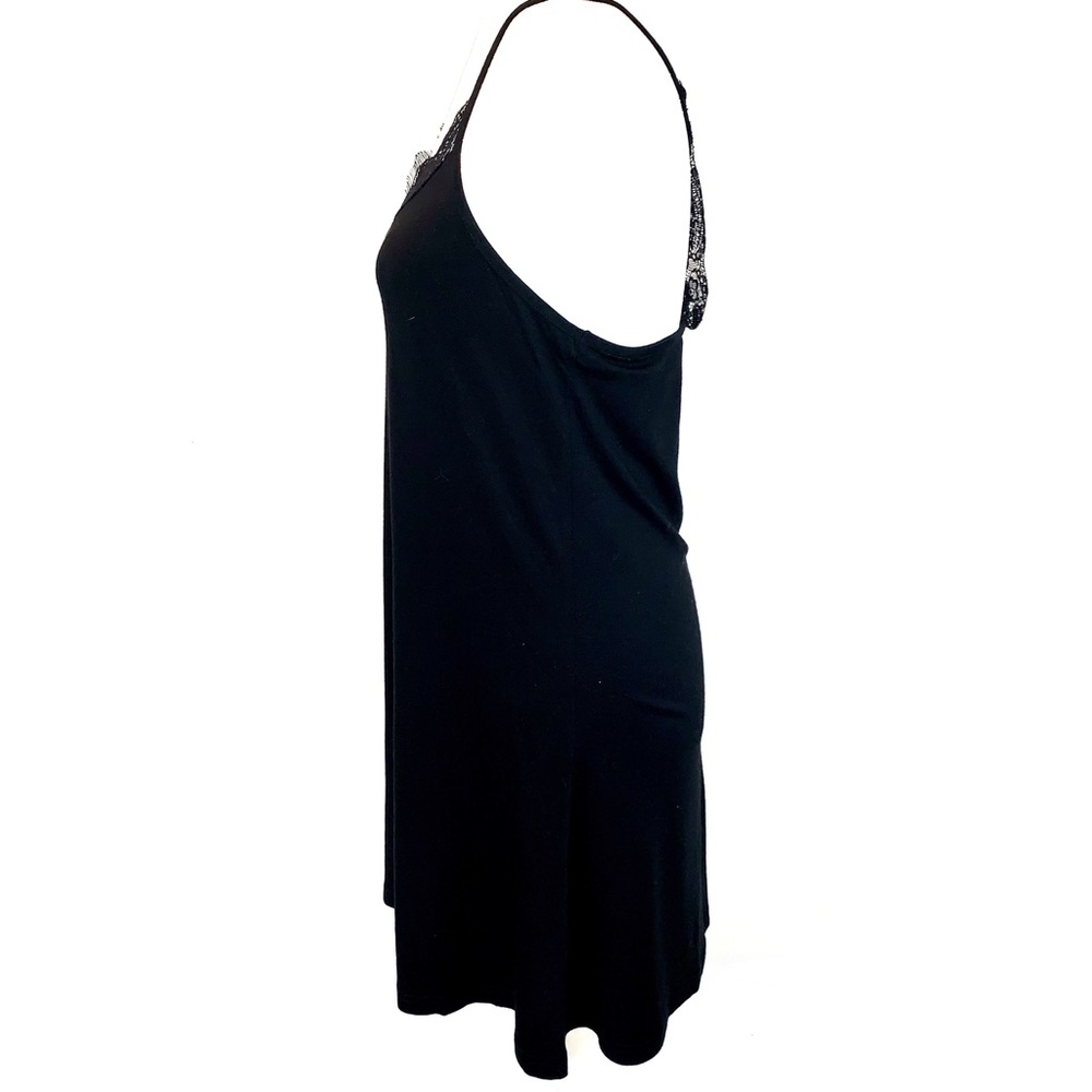 ⏰NEW Love to Lounge M black racer back slip dress - Picture 2 of 8